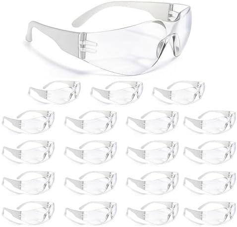BIRDDIE Safety Glasses Anti Fog 20pcs For eye protection at work Unisex