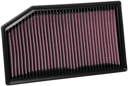 K&N High-Flow Original Lifetime Engine Air Filter: Increase Power: Premium, Washable: Compatible with 2018-2026 JEEP: Gladiator, Wrangler, Wrangler JL, 33-5076
