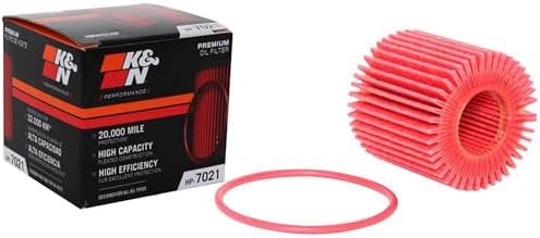 K&N Oil Filter: 20,000 Mile Engine Protection, High Efficiency, HP-7021