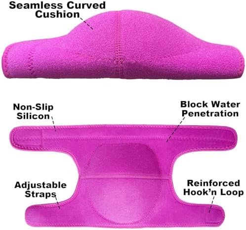 Garden Knee Pads for Women, Extra Thick Foam Padding, Pink M, 1 Pair