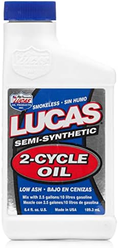 Lucas Oil 10059 Semi-Synthetic 2-Cycle Motor Oil - 6.4 Ounce
