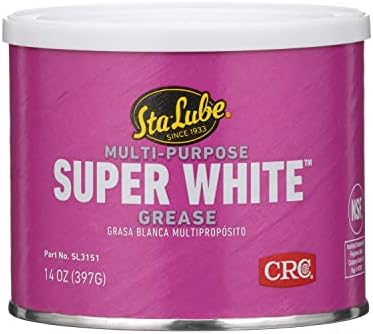 Sta-Lube Super White Multi-Purpose Lithium Grease SL3151-14 Wt Oz. Can, Durable, Multi-Purpose Grease