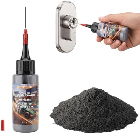 Graphite Powder Lubricant, Dry Lube, Reduces Friction, Increases Speed