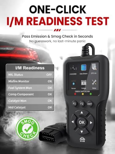 Safescan OBD2 Scanner Enhanced Universal, Car Diagnostic Tool(Black)
