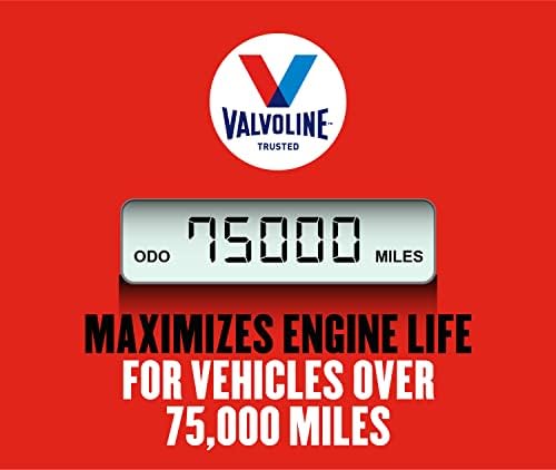 Valvoline Motor Oil, 5W-20, 5 QT | High Mileage | Synthetic Blend | MaxLife Technology | Pack of 2