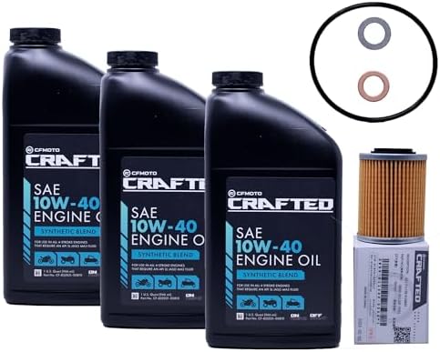 Edwards OEM Semi Synthetic Oil Change Kit fits all CFMoto OffRoad Vehicles