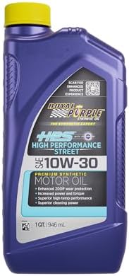 Royal Purple ROY31130 31130 - HPS Street Motor Oil 10W-30, 1 Quart