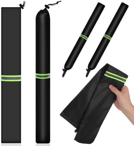 4Pcs Wiper Blade Protectors, 25.5x3.9in Polyester Car Windshield Wiper Covers, 210D Waterproof Rain and Bird Droppings RV Windshield Cover for Cars SUVs and Trucks