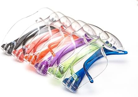 G & F Products Kids Safety Glasses, ANSI Z87.1 & EN166 Certified Protective Eyewear, Scratch & Impact Resistant Clear Lens