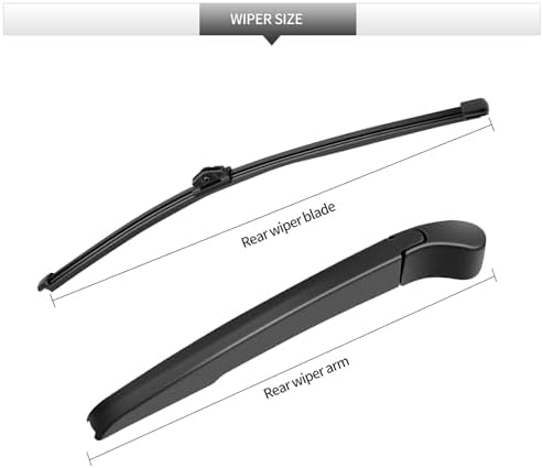 Rear Windshield Wiper Blade and Arm for BMW X2 2018-2023 for Car Window