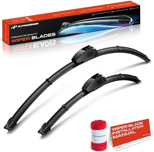 A-Premium 28" + 15" Windshield Wiper Blades Compatible with Nissan