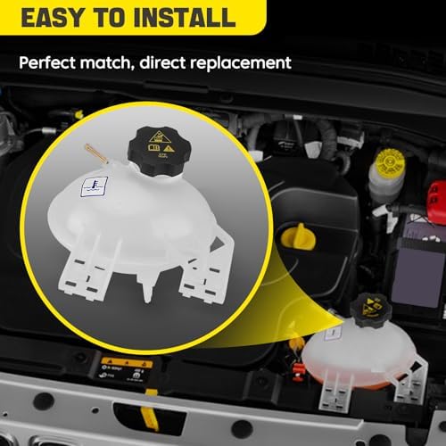 Front Engine Coolant Reservoir Radiator Expansion Tank