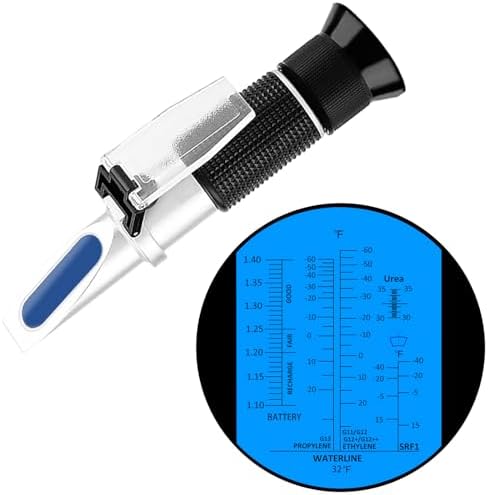 Antifreeze Refractometer in Fahrenheit 4 in 1 Antifreeze Coolant Tester