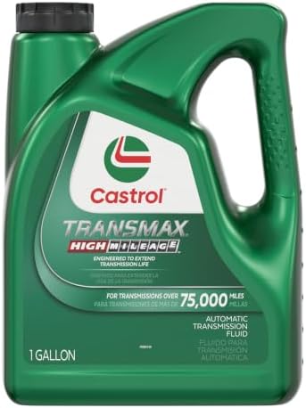 Castrol Transmax High Mileage Automatic Transmission Fluid, 1 Gallon