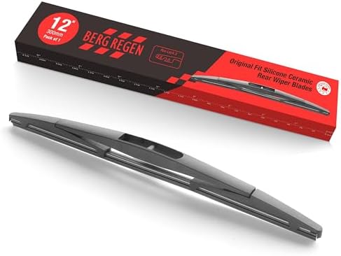 12 "(12-B) Silicone Rear Wiper Blade Replacement for Honda CR-V 20-17 for Subaru Crosstrek 22-16 for Nissan Murano 21-09 for Acura MDX 13-07/RDX 21-19 for BMW X5 18-14 Back Wiper Blade for My Car