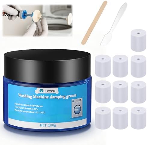 3.5 oz (100g) Washing Machine Damping Grease with 10 Foam Inserts