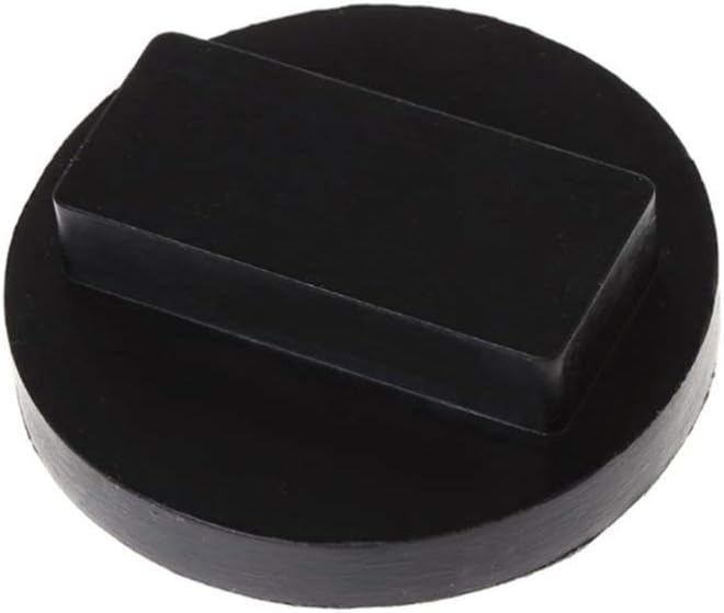Universal Jack Pad for BMW and Mini Slotted Rubber Jack Pad Frame Rail Protector Jack Black (2 pcs)