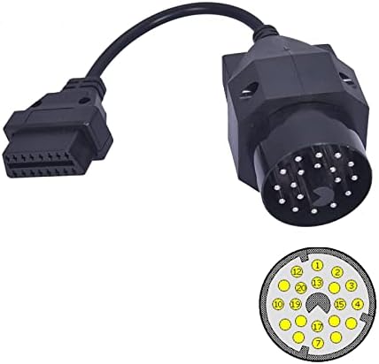 ANCEL Obd2 Female to 20 Pin Extension Convert Adapter OBD1 to OBD II Cable for 20 Pin E31 E32 E34 E36 E39 E38 E53 X 5 Z3