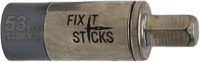 Fix It Sticks Field Hunting Outdoors Gun Maintenance Adjustable Fits 1/4in Bit T-Way Wrench Small Torque Limiter, 53 in-lb