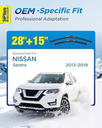 5 PLUS Wiper Blades fits Nissan Sentra 2013-2019 Bundle with Car Wash Towel