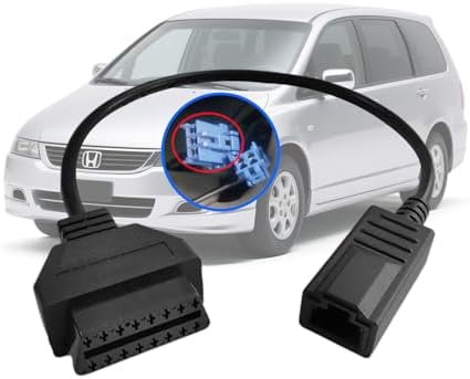 OBD1 to OBD2 Adapter Fits for Honda 3Pin OBD Diagnostic Cable Connector