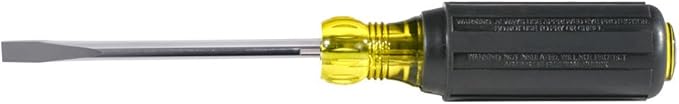 Klein Tools 605-4B Wire Bending Cabinet Tip Screwdriver 4-Inch, Made in USA