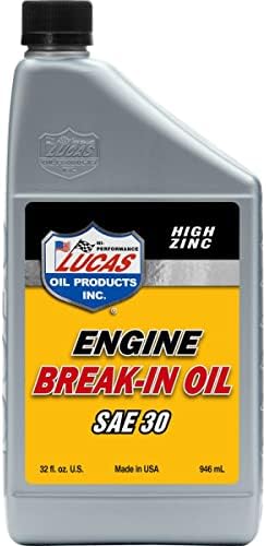 Lucas Oil 10630 Engine Break-In Oil SAE 30-1 Quart