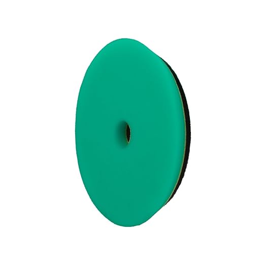 Maxshine 5“ Universal Polishing Foam Pad for Cutting – Low Profile Hook & Loop with Rubber Backing – Compatible with Long Throw DA Polishers – EVA Foam for Heat & Pressure Absorption