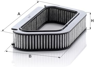 Mann Filter CUK 4136 Cabin Filter With Activated Charcoal for select Audi models