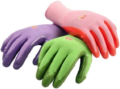 G & F Products Women's Gardening Gloves, Micro Foam Nitrile Coated Work Gloves for Gardening, Yard Work & Pruning