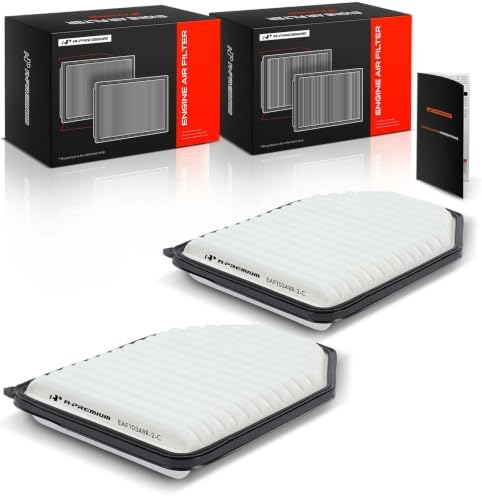 A-Premium 2-PC Engine Air Filter Compatible with Jeep Models