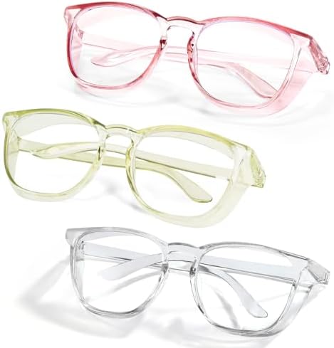 Safety Glasses Goggles for Women Girls Anti Fog Protective Eyewear Glasses