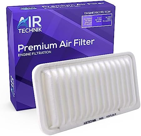AirTechnik CA9482 Replacement Engine Air Filter | Fits 03-08 Pontaic Vibe, 13-16 Scion FR-S, 05-10 tC, 13-20 Subaru BRZ, 17-20 Toyota 86, 03-08 Corolla, 03-08 Matrix - 17801-0D020/17801-22020