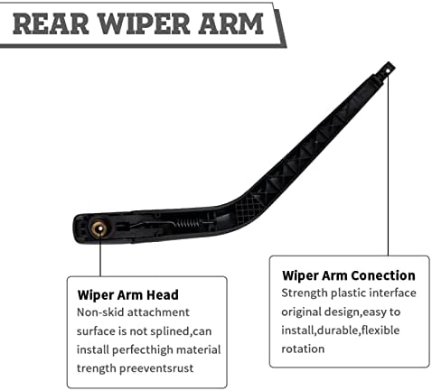 Rear Wiper Arm Blade for Toyota Prius 2017-2022,Prius AWD-e 2019-2021