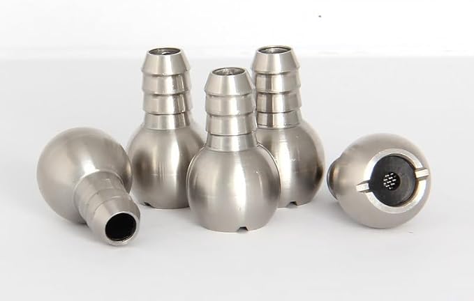 2 Pack Foam Cannon Straw Weights Sinkers Replacement Stainless Steel Dip Tube Head Ball Filter for Pressure Washer Foam Cannon Dip Tubes Car Foam Blaster Gun Snow Foam Lance Soap Foam Sprayer