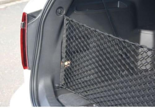 Envelope Style Automotive Elastic Trunk Mesh Cargo Net for Ford Explorer Base Sport XLT 2011-2025 - Premium Trunk Organizer and Storage - Luggage Net for SUV - Best Car Organizer for Ford Explorer
