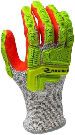 Radians RWG603 Cut Protection Sandy Foam Nitrile Coated Glove, Cut Protection Level A5