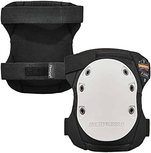 Ergodyne ProFlex 315HL Textured Cap Knee Pads, Hook & Loop Closure