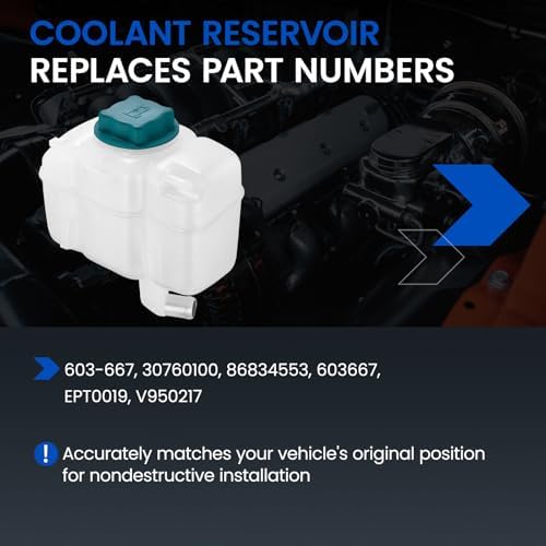 603-667 Engine Coolant Reservoir Tank for Volvo XC90/XC70/S80