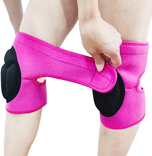 Adjustable Knee Pads for Women Gardening Work, Adult, Pink L,1 Pair