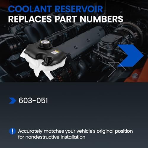 603-051 Engine Coolant Reservoir Tank for Ford Mustang 05-10