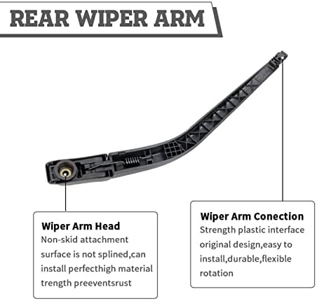 Rear Windshield Wiper Arm & Blade for Toyota Prius XW30 2010-2015