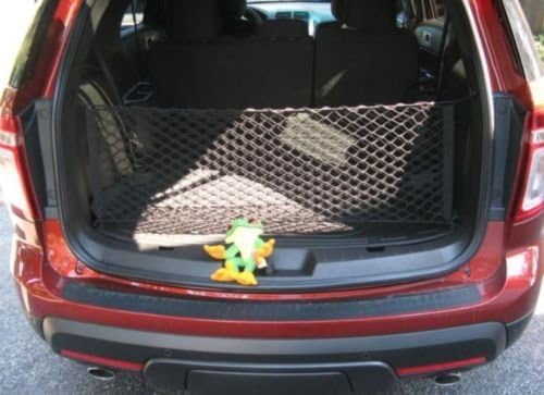 Envelope Style Automotive Elastic Trunk Mesh Cargo Net for Ford Explorer Base Sport XLT 2011-2025 - Premium Trunk Organizer and Storage - Luggage Net for SUV - Best Car Organizer for Ford Explorer