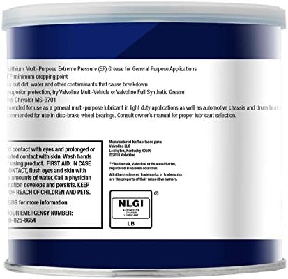 Valvoline - VV608 General Purpose Amber Grease 1 LB