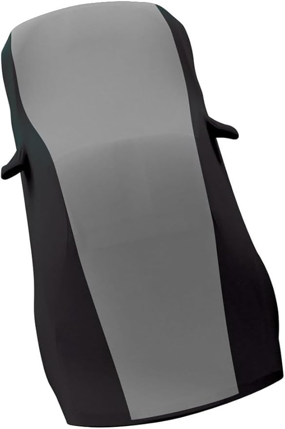 SR1 Performance C5 Corvette Car Cover 1997–2004 – Indoor Stretch Satin, Soft Breathable Dust Protection, Ultraguard Z06, Convertible, Hardtop (Gray/Black)