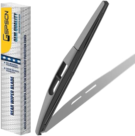 GSPSCN 10 Inch Rear Wiper Blade, OEM Quiet Streak-Free Rear Window Wiper