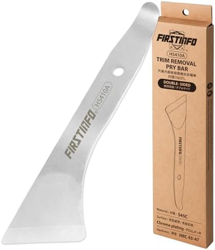 FIRSTINFO Double-sided Trim Removal Metal Pry Bar, Pocket Mini Pry Bar