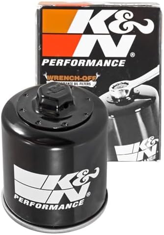 K&N Motorcycle Oil Filter: High Performance, Wrench Off Nut, KN-183