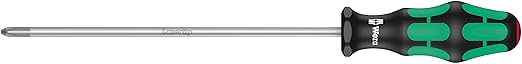 Wera 05008725001 Kraftform Plus 350 PH Phillips Screwdriver, Lasertip, PH 2 Head, 8" Blade Length