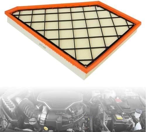 A3212C Engine Air Filter Kit Fit for 2018-2026 Chevy Traverse/ 2019-2026 Chevy Blazer/ 2017-2026 GMC Acadia/ 2018-2026 Buick Enclave/ 2017-2026 Cadillac XT5 A3212C 23321606